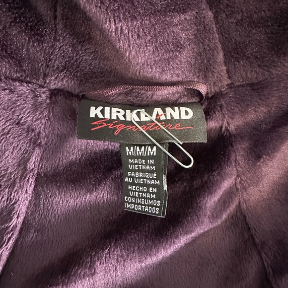 Women’s Kirkland Purple Coat, Size Medium - Picture 7 of 10
